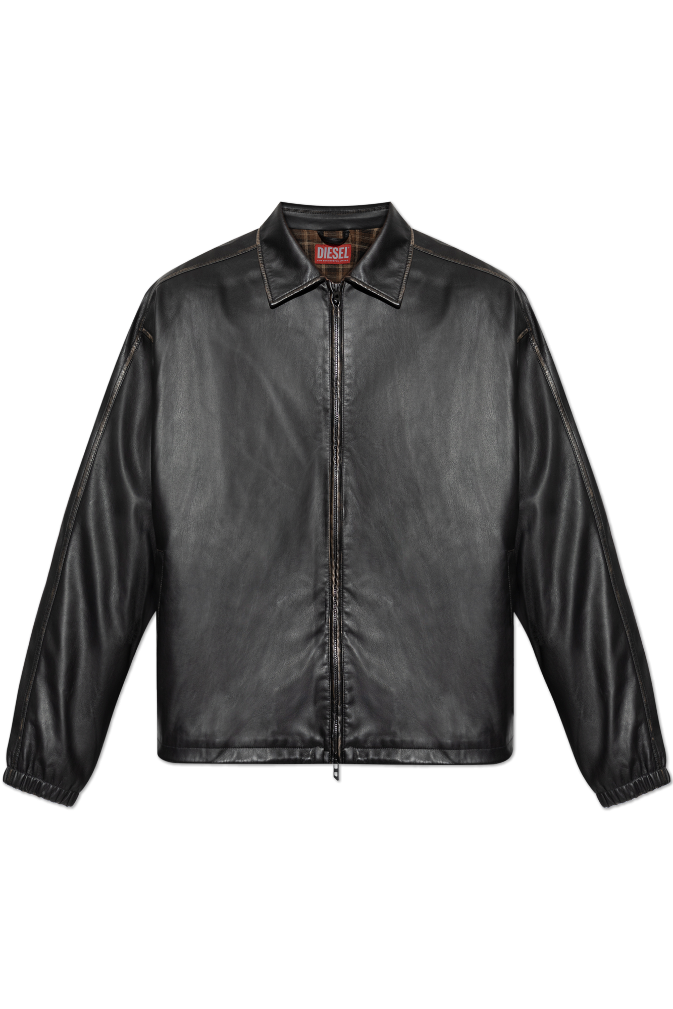 Black Faux leather jacket `J-AKE` Diesel - Vitkac AS